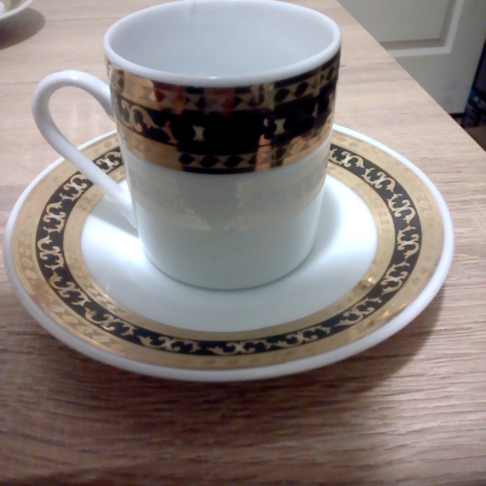 ESPRESSO CUPS AND SAUCERS